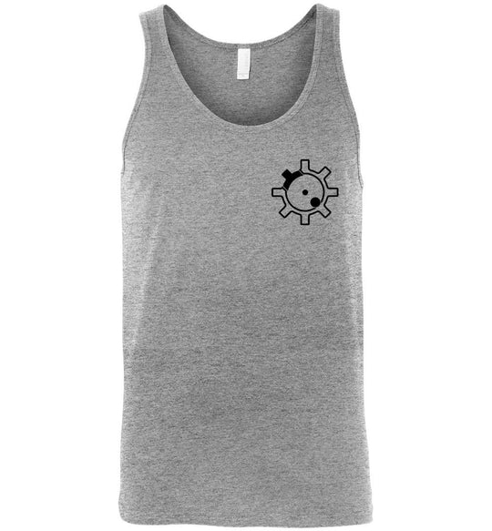 AR-15 Bolt Face - Men's Pro Gun Tank Top - Athletic Heather