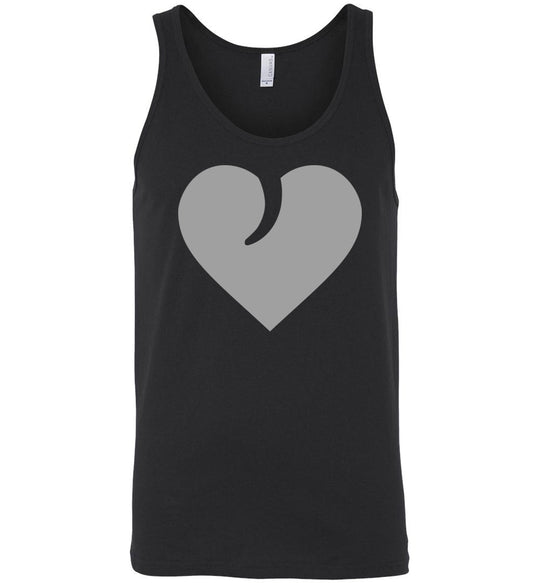 I Love Guns, Heart and Trigger - Men's 2nd Amendment Apparel - Black Tank Top