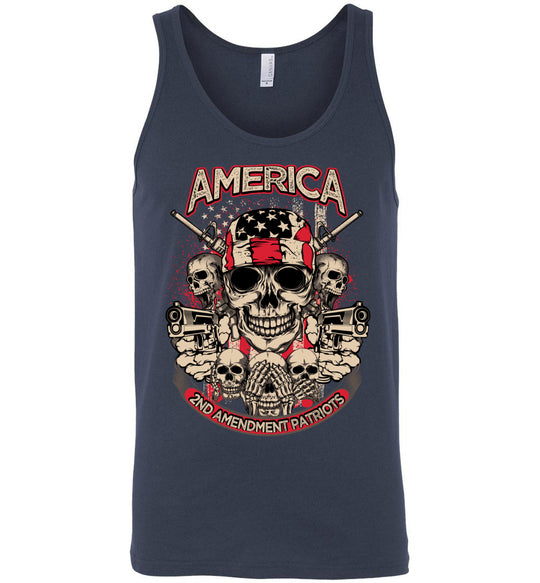 2nd Amendment Patriots - Pro Gun Men's Apparel - Navy Tank Top