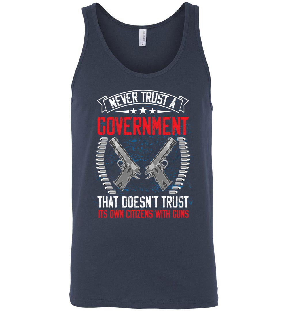 Never Trust a Government... Men's Tank Top