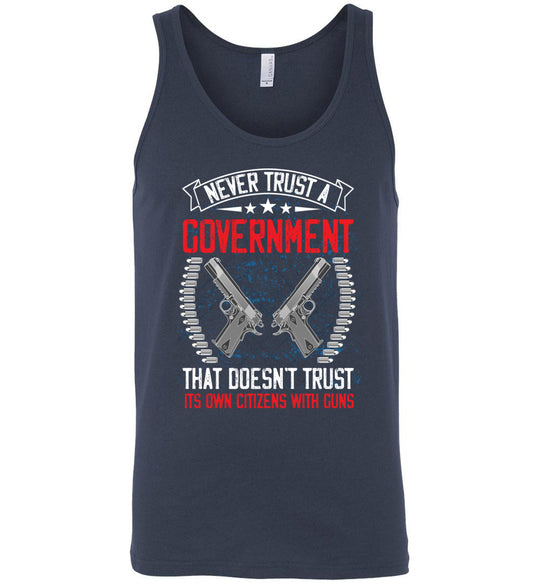 Never Trust a Government... Men's Tank Top
