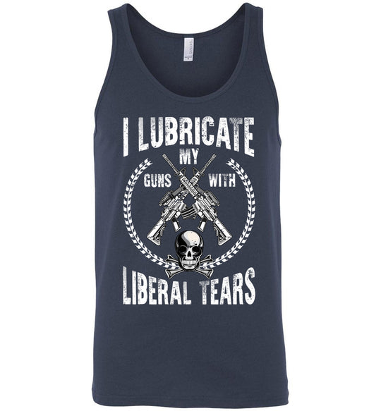I Lubricate My Guns With Liberal Tears Men's Tank Top