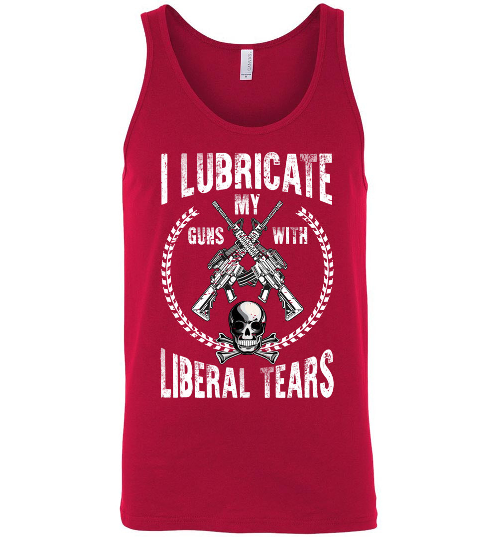 I Lubricate My Guns With Liberal Tears Men's Tank Top