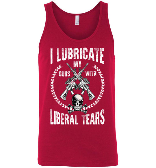 I Lubricate My Guns With Liberal Tears Men's Tank Top