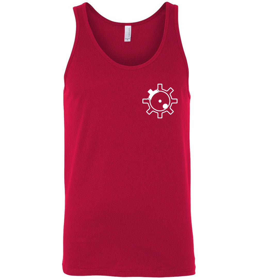 AR-15 Bolt Face - Men's Pro Gun Tank Top - Red