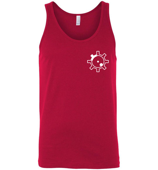 AR-15 Bolt Face - Men's Pro Gun Tank Top - Red