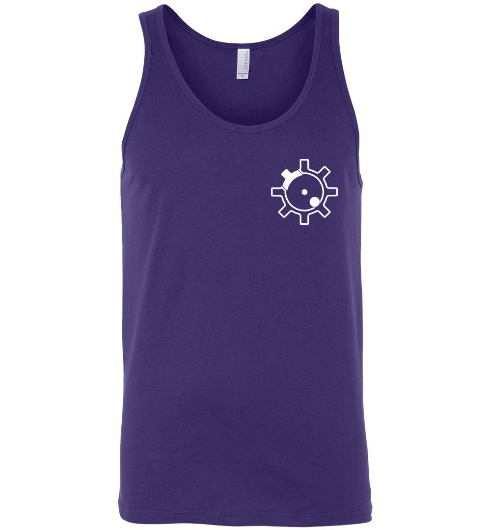 AR-15 Bolt Face - Men's Pro Gun Tank Top - Purple