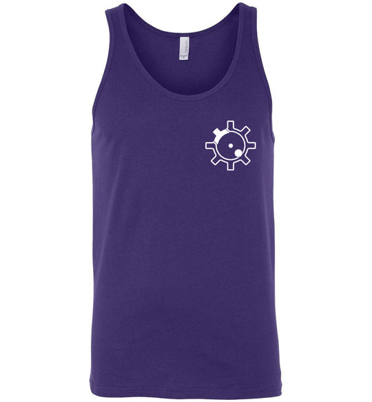 AR-15 Bolt Face - Men's Pro Gun Tank Top - Purple