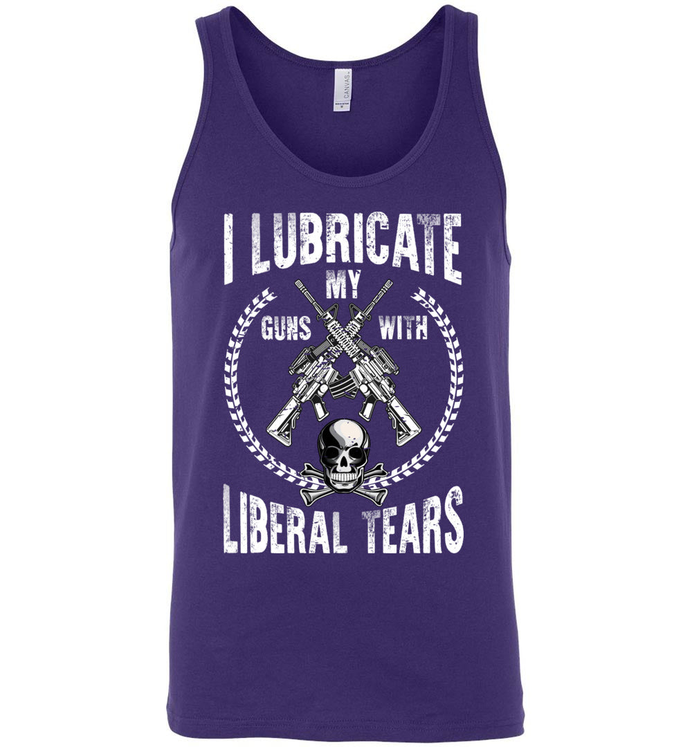 I Lubricate My Guns With Liberal Tears Men's Tank Top