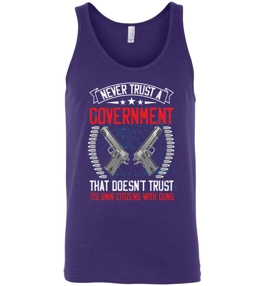 Never Trust a Government... Men's Tank Top