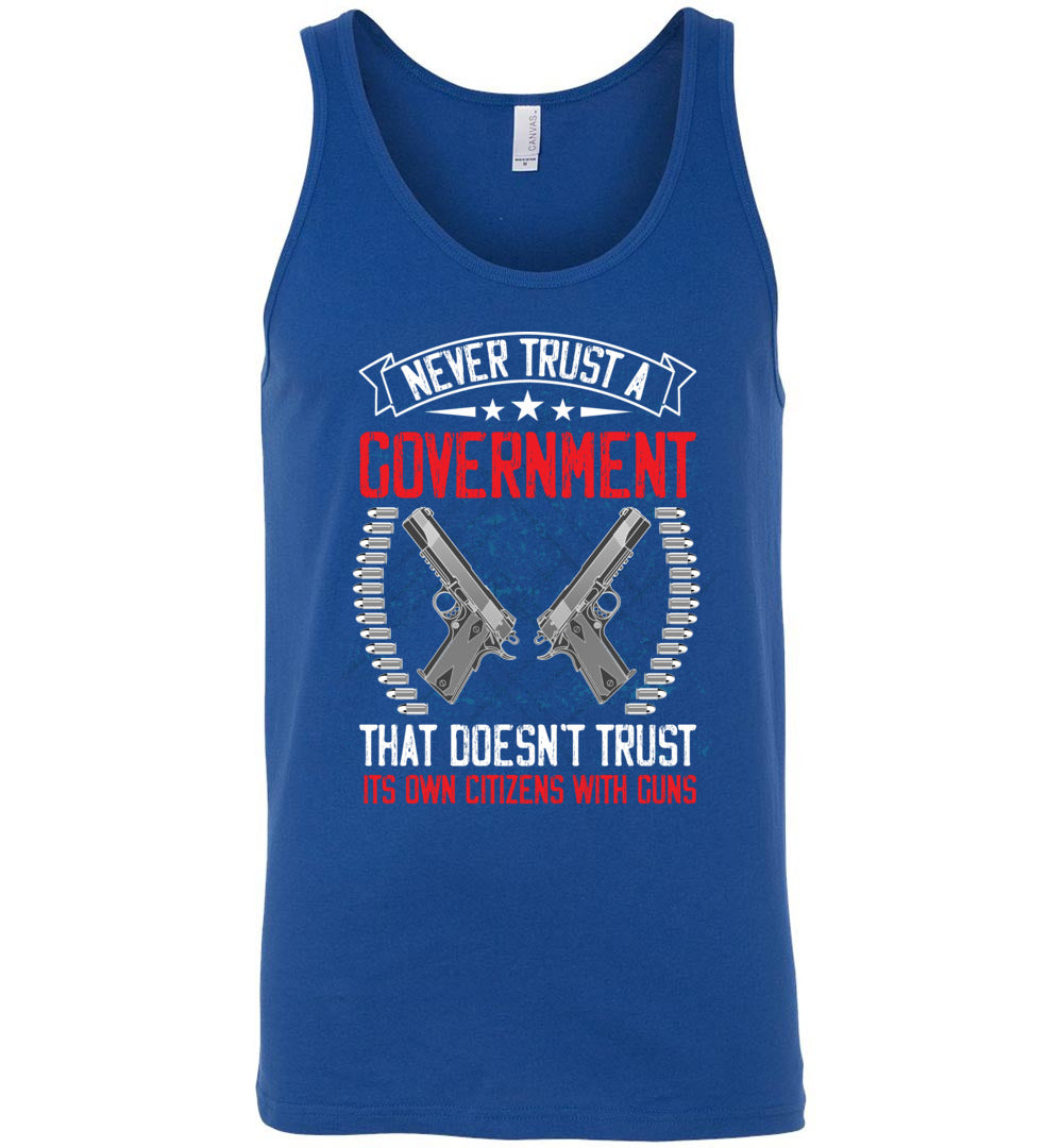 Never Trust a Government... Men's Tank Top
