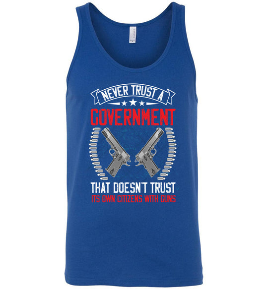 Never Trust a Government... Men's Tank Top