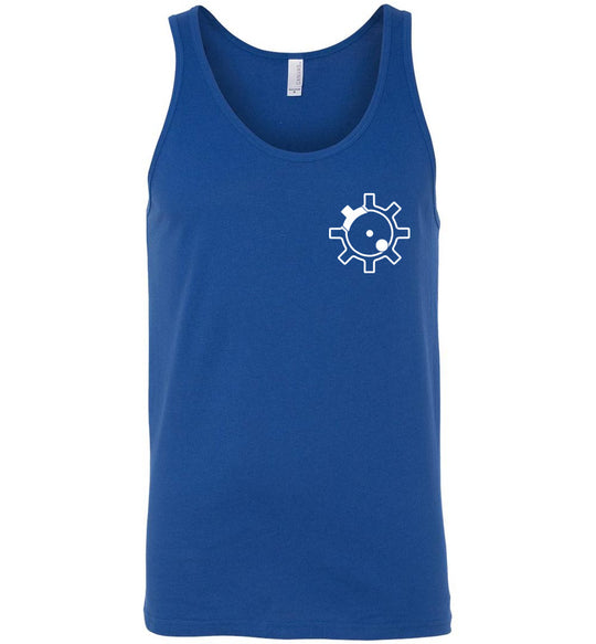 AR-15 Bolt Face - Men's Pro Gun Tank Top - Blue