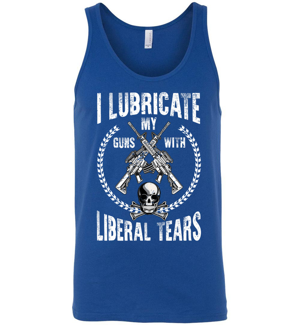 I Lubricate My Guns With Liberal Tears Men's Tank Top