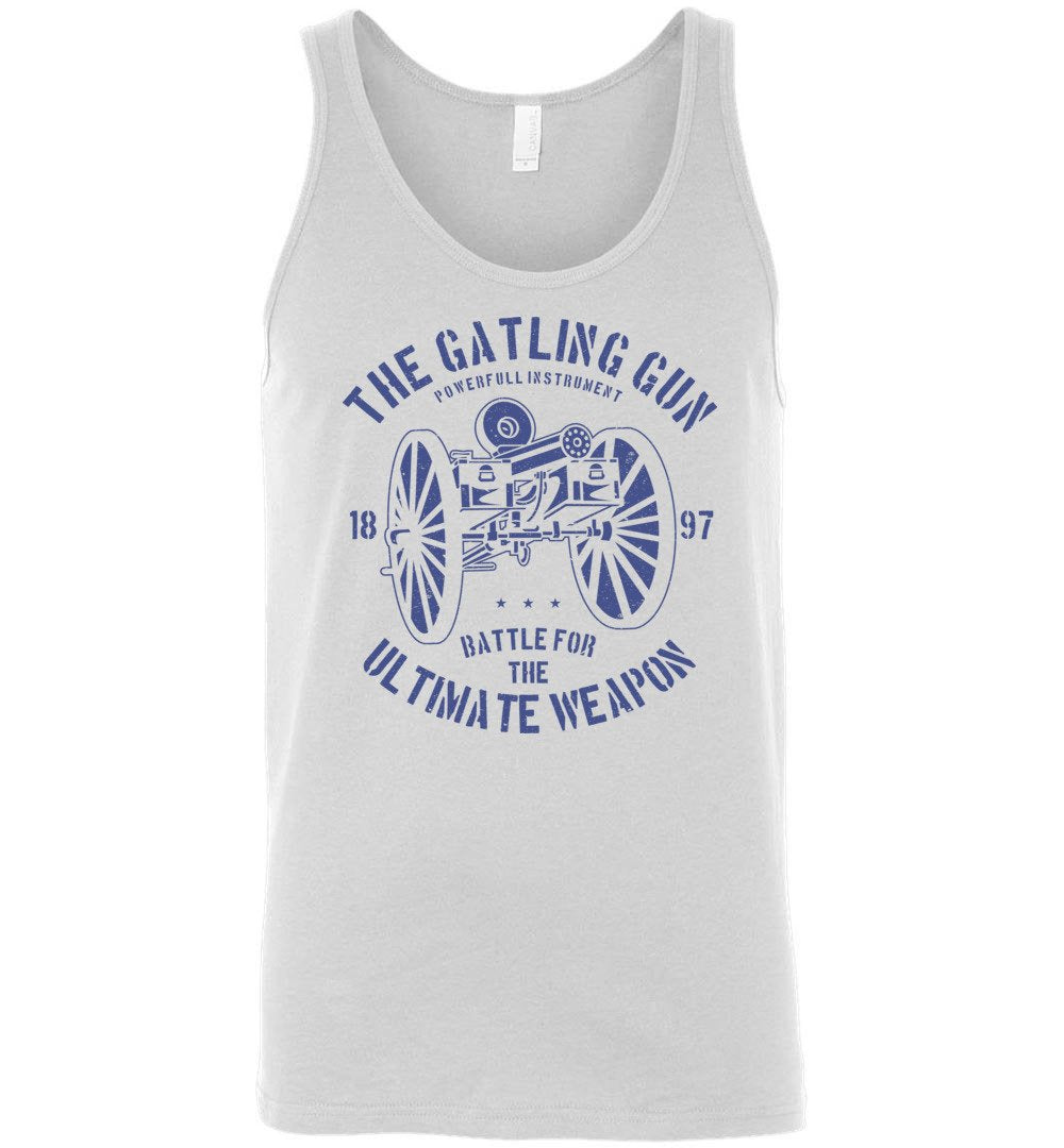 The Gatling Gun - Men's Tank Top - White