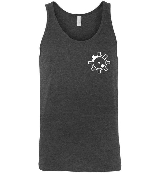 AR-15 Bolt Face - Men's Pro Gun Tank Top - Dark Grey