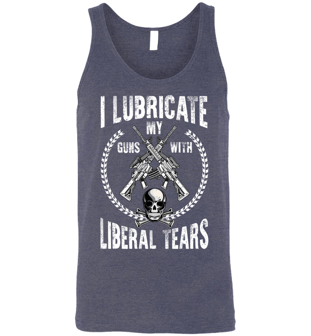 I Lubricate My Guns With Liberal Tears Men's Tank Top