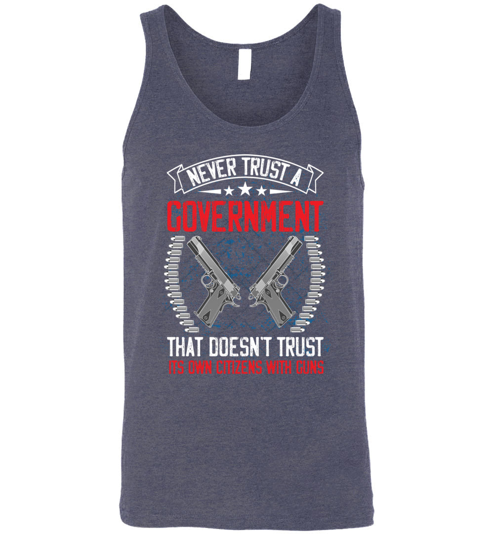 Never Trust a Government... Men's Tank Top