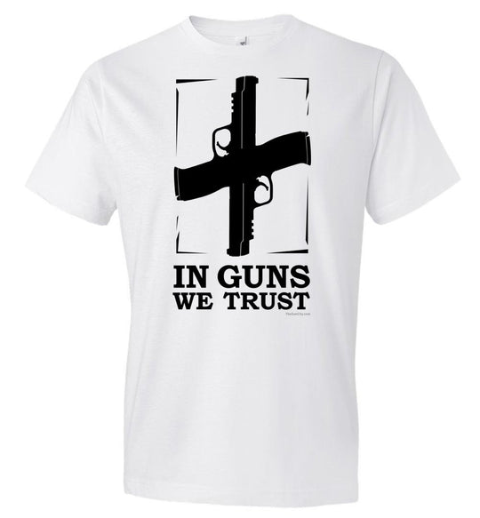 In Guns We Trust - Shooting Men's Tee - White
