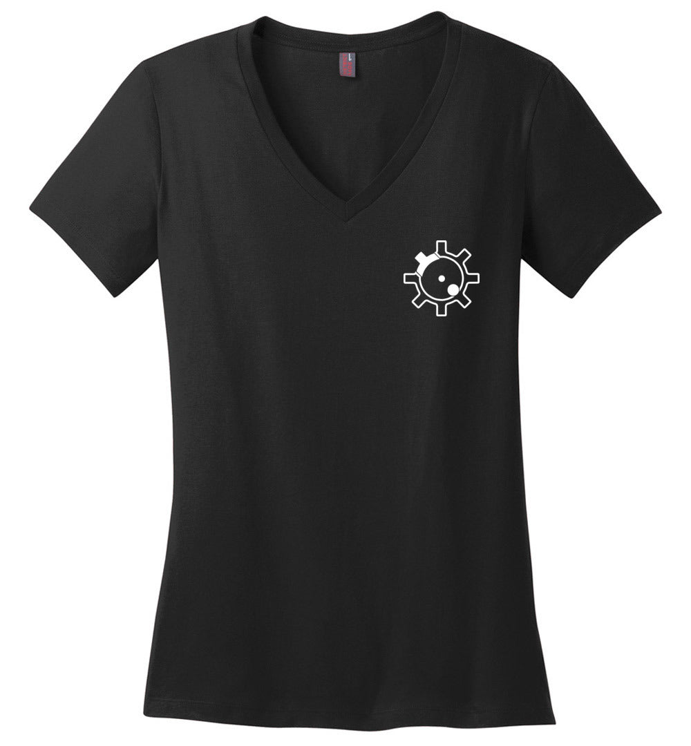 AR-15 Bolt Face - Women's Pro Gun T Shirts - Black