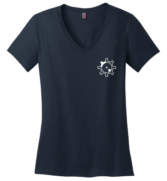 AR-15 Bolt Face - Women's Pro Gun T Shirts - Navy