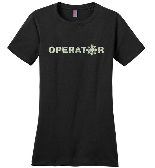 AR-15 Bolt Face Operator - Pro Gun Women's Tee - Black