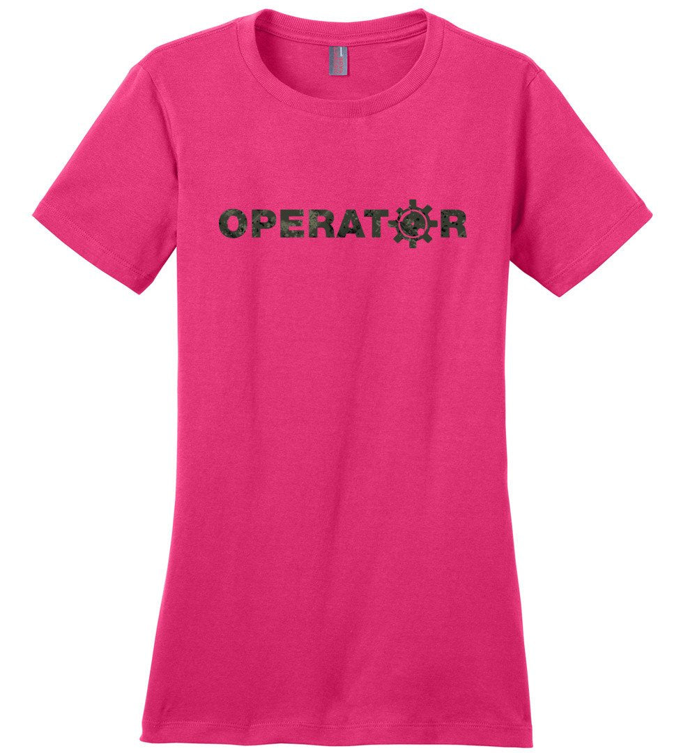 AR-15 Bolt Face Operator - Pro Gun Women's Tee - Pink