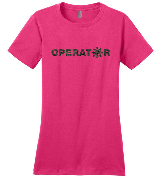 AR-15 Bolt Face Operator - Pro Gun Women's Tee - Pink