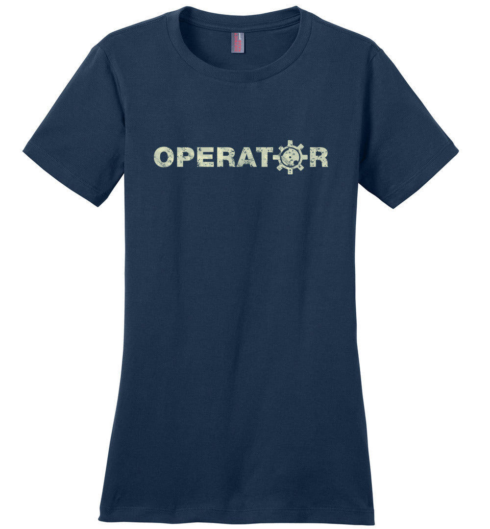 AR-15 Bolt Face Operator - Pro Gun Women's Tee - Navy