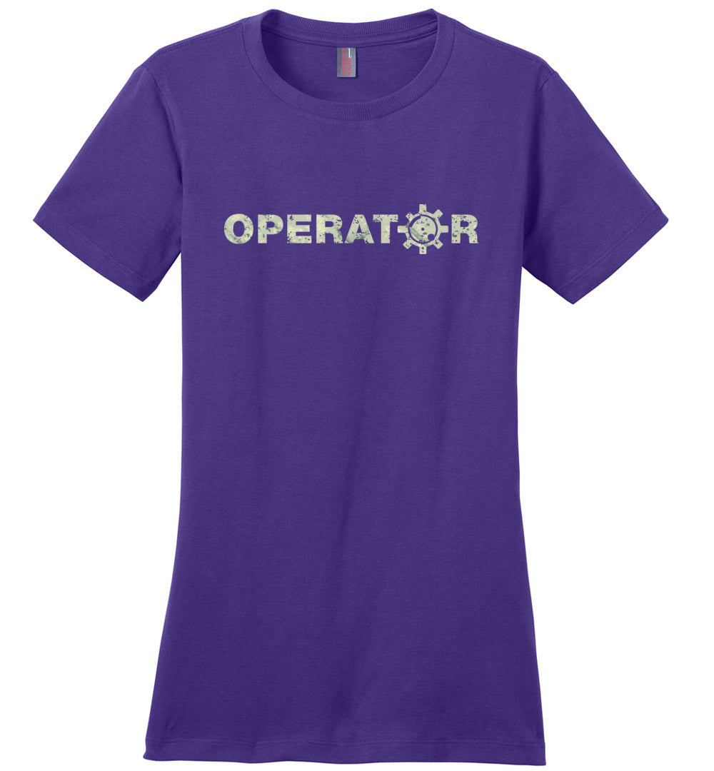 AR-15 Bolt Face Operator - Pro Gun Women's Tee - Purple