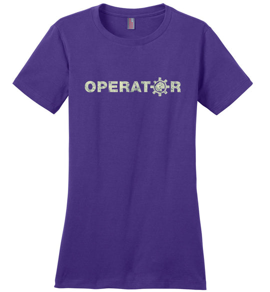 AR-15 Bolt Face Operator - Pro Gun Women's Tee - Purple