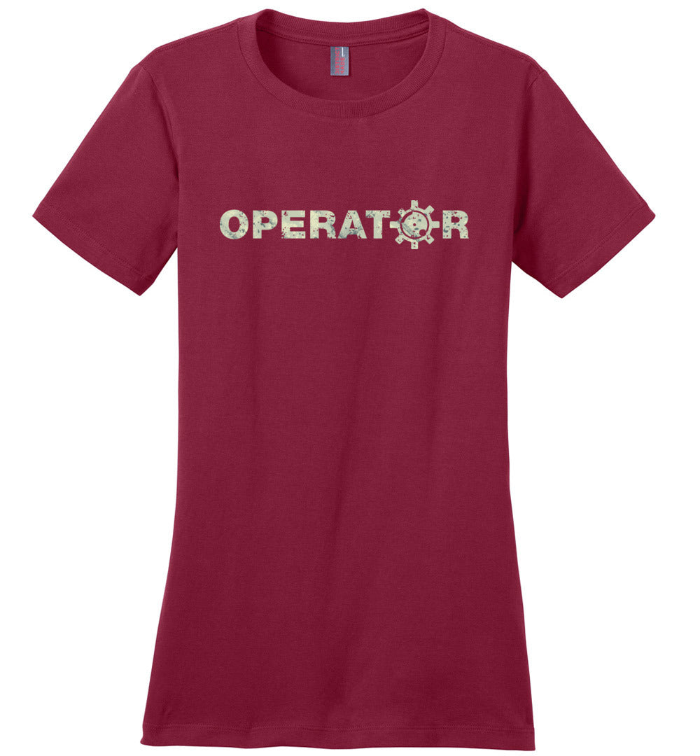 AR-15 Bolt Face Operator - Pro Gun Women's Tee - Red