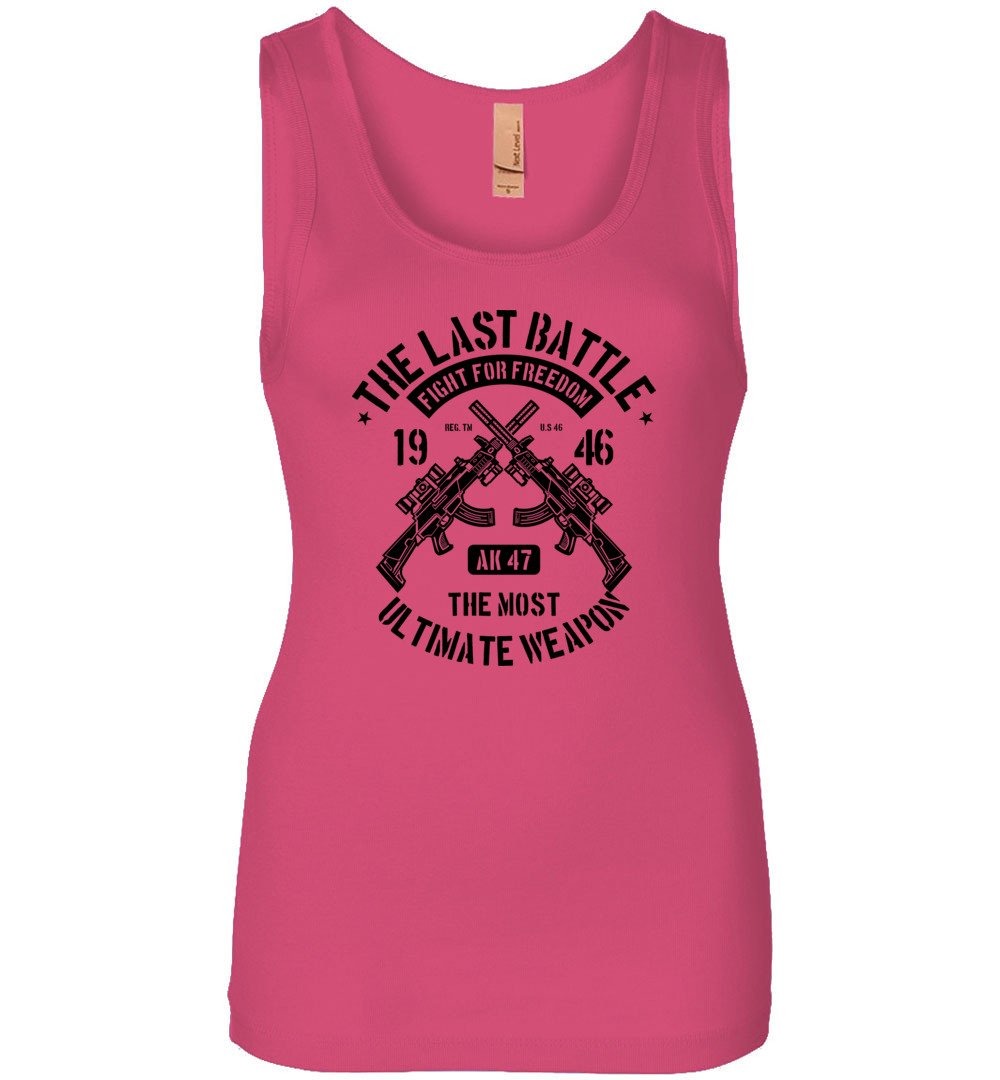 AK-47 The Most Ultimate Weapon - Women's Pro Gun Tank Top - Hot Pink
