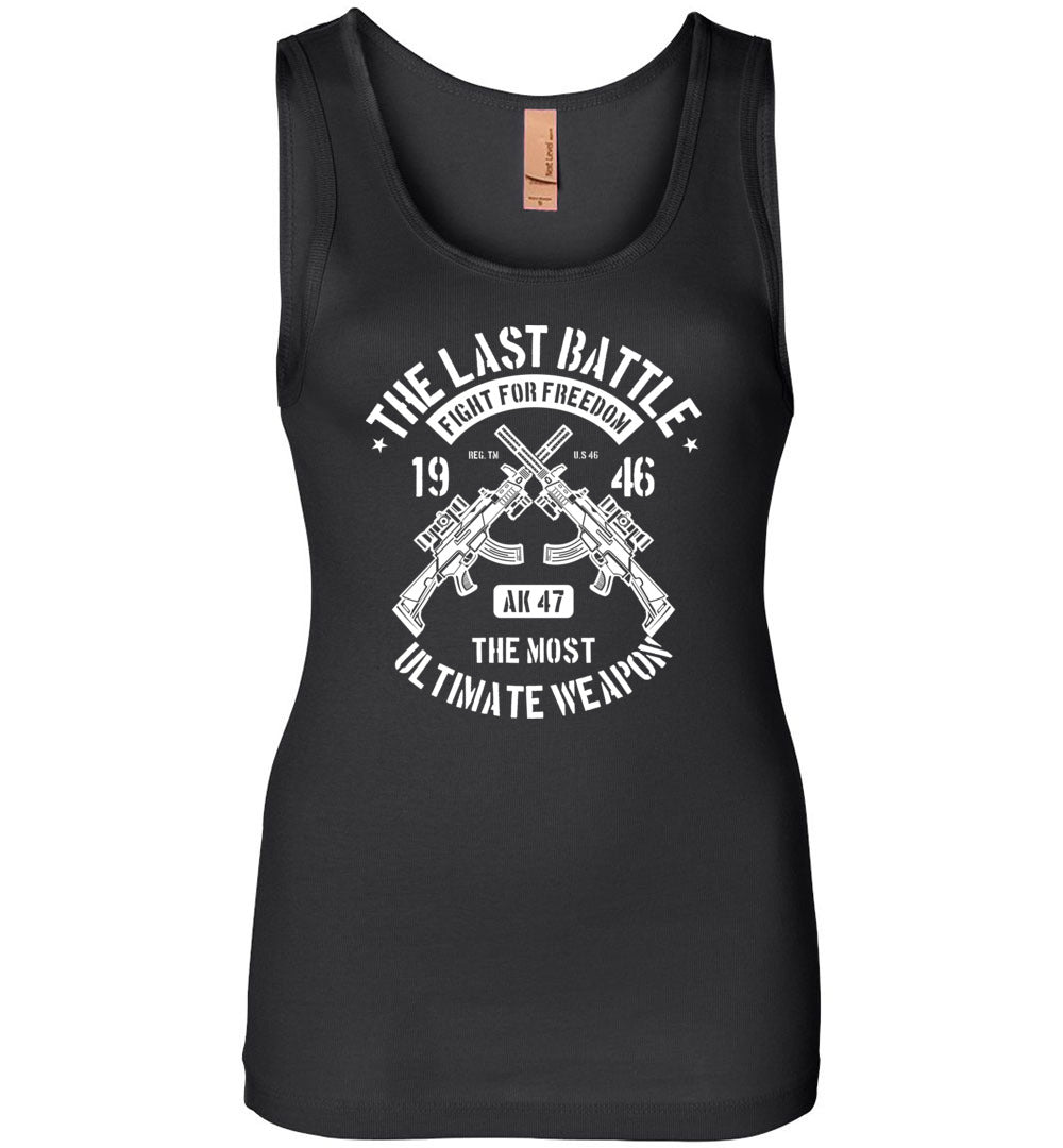 AK-47 The Most Ultimate Weapon - Women's Pro Gun Tank Top - Black