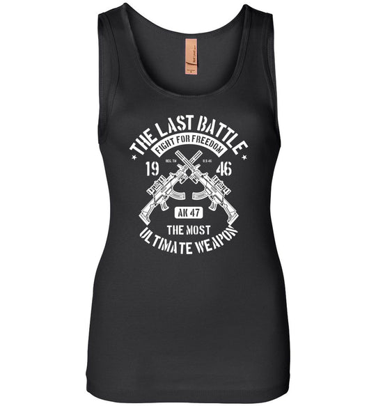 AK-47 The Most Ultimate Weapon - Women's Pro Gun Tank Top - Black