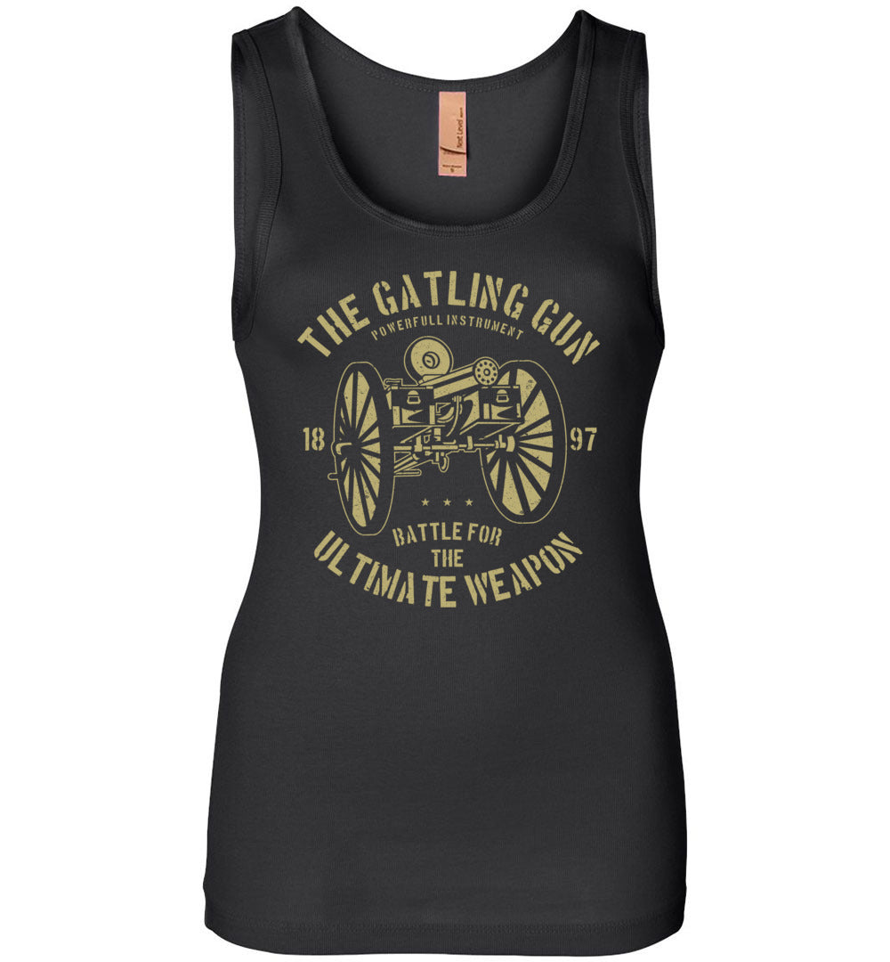 The Gatling Gun - Women's Tank Top - Black
