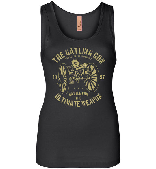 The Gatling Gun - Women's Tank Top - Black