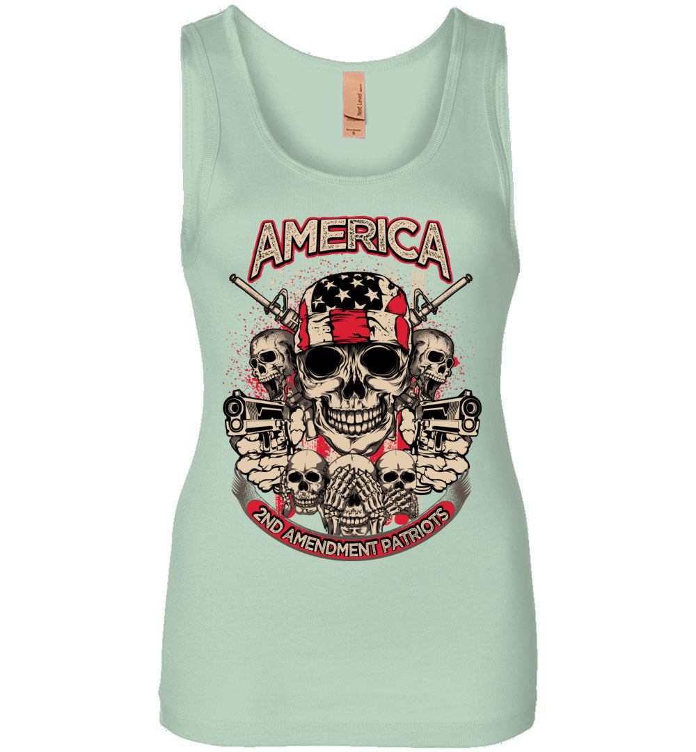 2nd Amendment Patriots - Pro Gun Women's Apparel - Mint Tank Top