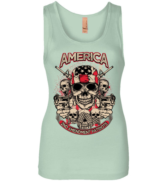 2nd Amendment Patriots - Pro Gun Women's Apparel - Mint Tank Top