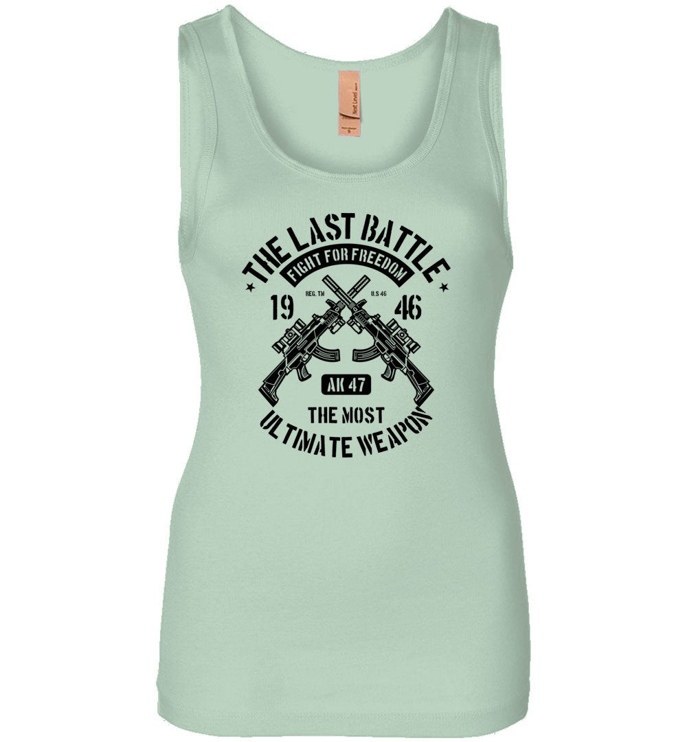 AK-47 The Most Ultimate Weapon - Women's Pro Gun Tank Top - Mint