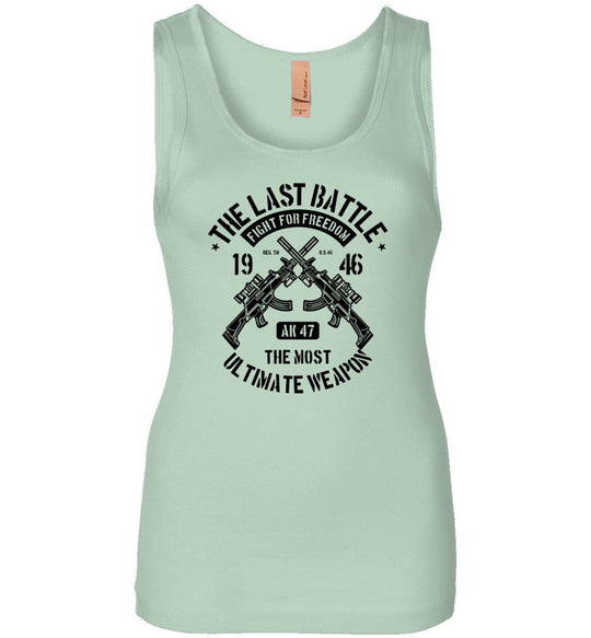 AK-47 The Most Ultimate Weapon - Women's Pro Gun Tank Top - Mint
