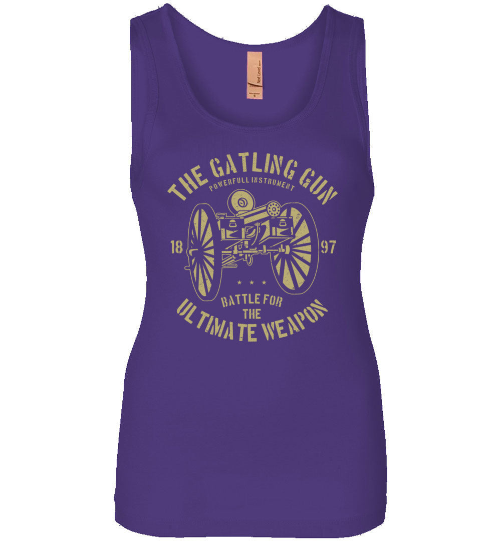 The Gatling Gun - Women's Tank Top - Purple