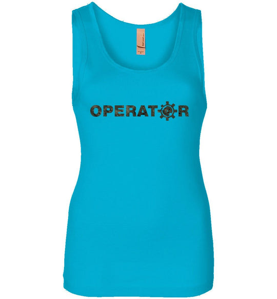 AR-15 Bolt Face Operator - Women's Pro Gun Tank Top - Turquoise