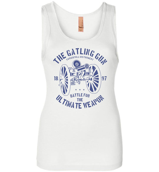 The Gatling Gun - Women's Tank Top - White