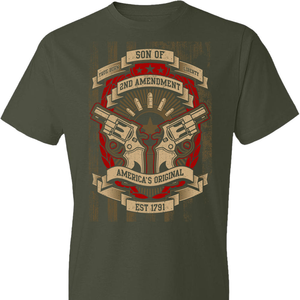 Son of Liberty 2nd Amendment Men's Apparel - City Green Tshirt