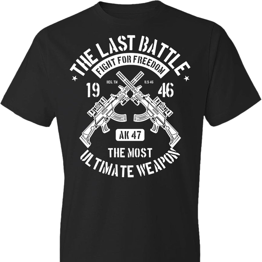 AK-47 The Most Ultimate Weapon - Men's Pro Gun Tee - Black