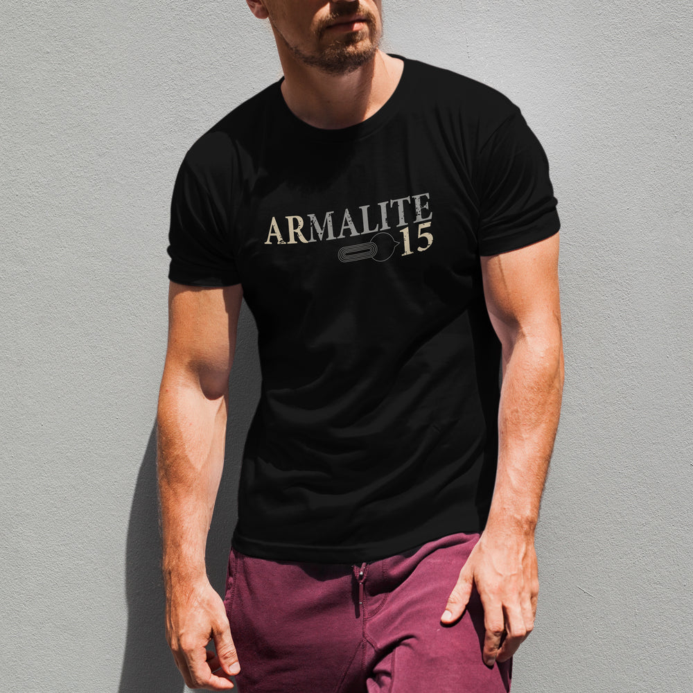 Armalite AR-15 Rifle Safety Selector Men's Tshirt - Black