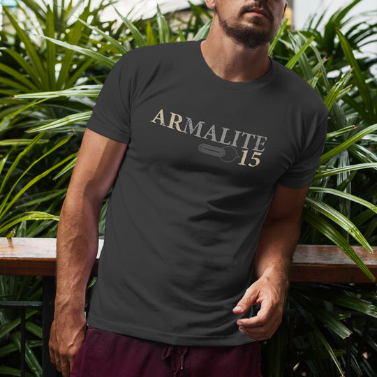 Armalite AR-15 Rifle Safety Selector Men's Tshirt - Smoke