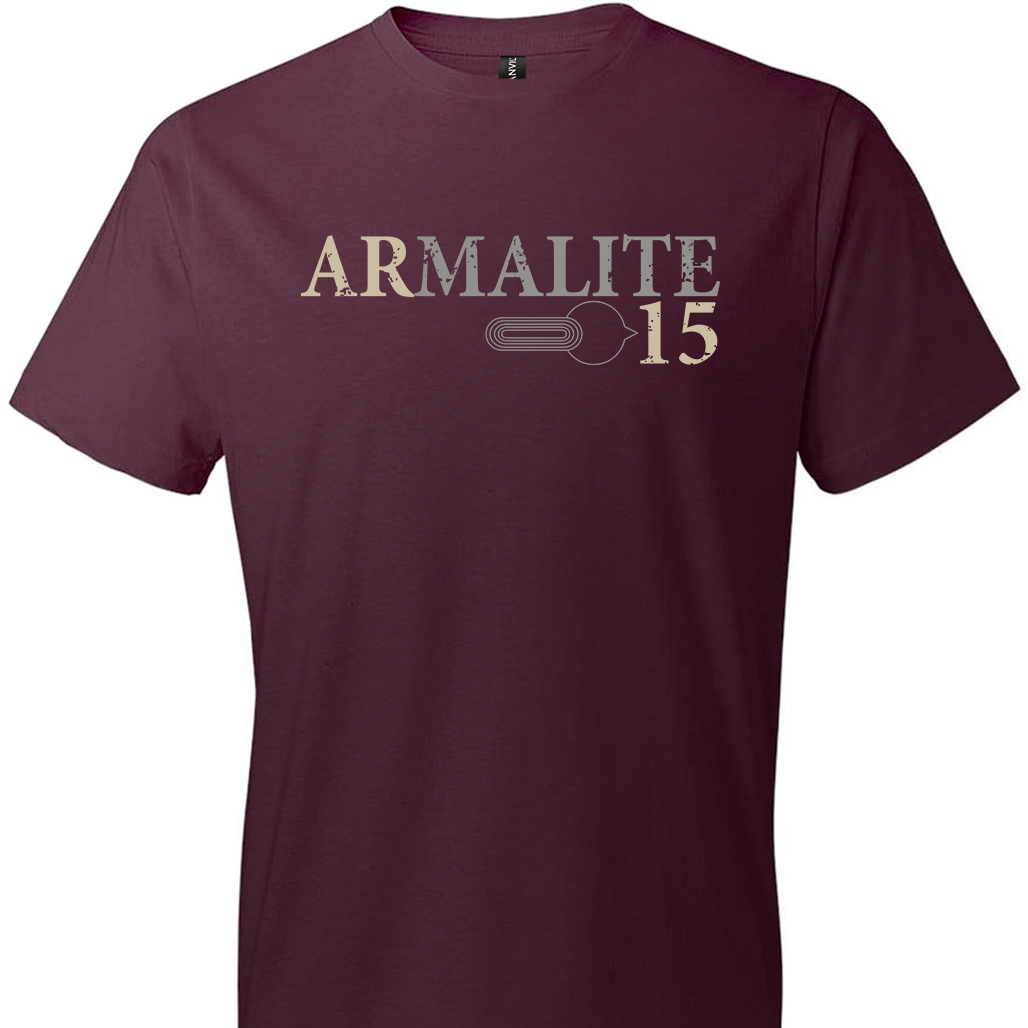 Armalite AR-15 Rifle Safety Selector Men's Tshirt - Maroon