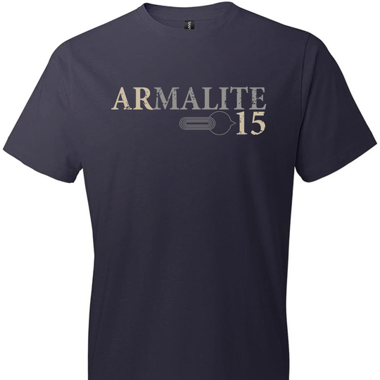 Armalite AR-15 Rifle Safety Selector Men's Tshirt - Navy